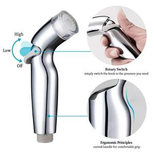 Новинка: современный хромированный биде-спрей из АБС-пластика с фильтром, распылитель-биде с фильтрами для умягчения воды — удаляет хлор - Product Image 4
