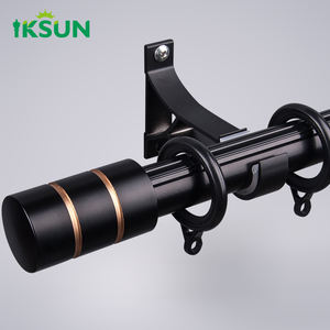 Iksun 2m 3m <span class=keywords><strong>4m</strong></span> Poteaux à rideaux de luxe <span class=keywords><strong>Tringle</strong></span> à rideaux en fonte à fenêtre unique - Product Image 1