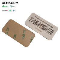 Placa de código de barras de aluminio anodizado de 0.5 mm con número de serie, etiqueta adhesiva de identificación de metal para seguimiento de inventario de equipos, etiqueta de activos de aluminio