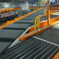 Système de tri automatique de colis OEM AVB EDM à courroie croisée linéaire, capacité de 8000 à 10000 PPH pour la logistique et l'exécution des commandes