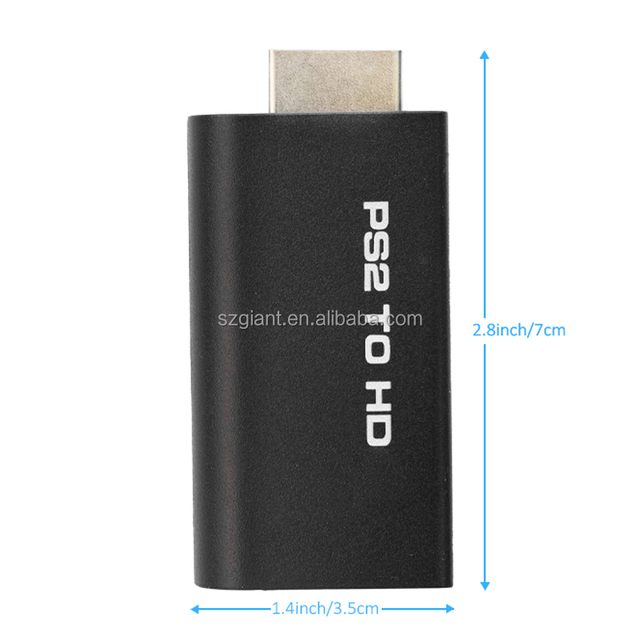 Adapter for PS2 to HD Converter Game to HD AV Converter for PS2 HD TV Converter