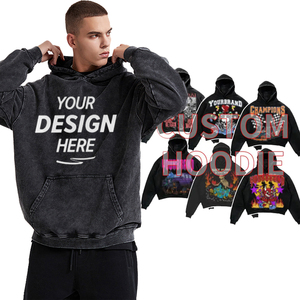 Sweat-shirt à <span class=keywords><strong>capuche</strong></span> en coton 100% avec fermeture éclair camouflage <span class=keywords><strong>requin</strong></span>, veste d'hiver avec doublure et motif de lettres, style zippé - Product Image 2
