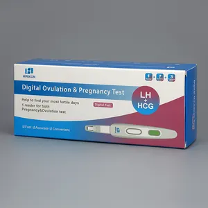 女性ホームHCG & LHデジタルテスト尿うねり予測器出生率テストキットLHうねりテストストリップ