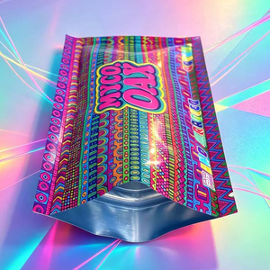 Bolsas de Mylar con Cierre CR Impresas Personalizadas, Bolsa con Sellado de Tres Lados para Empaque de Dulces y Gomitas de Frutas - Product Image 3