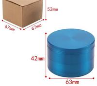 Fourniture directe du fabricant de broyeur d'herbes en alliage de zinc à 4 couches de 40mm à 60mm personnalisé