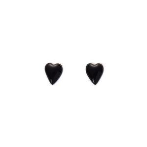 Pendientes de moda con forma de corazón, de acero inoxidable 316L con baño de oro PVD, joyería sostenible y resistente para mujer. - Product Image 2