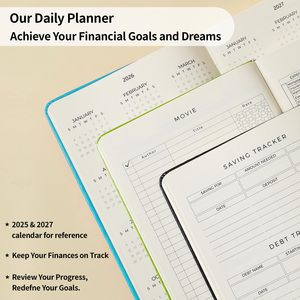 Planificador Académico LABON, Diario Semanal y Mensual <span class=keywords><strong>de</strong></span> 3 Años con Control <span class=keywords><strong>de</strong></span> <span class=keywords><strong>Gastos</strong></span> Financieros, <span class=keywords><strong>Agenda</strong></span> <span class=keywords><strong>de</strong></span> Cuero PU A5 - Product Image 3