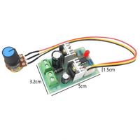 DC 12V 24V 36V 3A Ancho de pulso PWM Regulador de velocidad del motor Controlador Módulo de interruptor