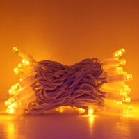 Câble LED coloré en caoutchouc IP65 de 10 m, fabriqué en usine, avec revêtement facetté, installation facile pour mariages en extérieur, événements de Noël, utilisation en jardin.