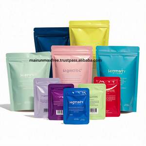 Pochette Mylar 3,5g avec fenêtre transparente holographique, résistante à l'humidité, avec fermeture Ziplock, poignée et impression en héliogravure, personnalisable OEM/ODM pour chewing-gum - Product Image 5