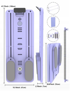 Ensemble de réformateur entièrement amélioré, planche multifonction pliable, Pilates à domicile, glisse - Product Image 2