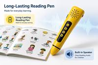 Stylo parlant intelligent, jouets éducatifs pour enfants, apprentissage de l'anglais, du coréen, du philippinais, du japonais, livres audio avec batterie au lithium, plastique