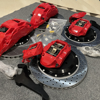 Étrier RED avec disque à hameçon 380mm-412mm-420mm-440mm Grand kit de frein Étrier de frein à 10 pistons pour audi RS3 RS4 RS5 S3 S4 RSQ3