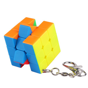 ลูกบาศก์รูบิคขนาดเล็ก 3x3 3.5 ซม. ยี่ห้อ Yuxin Education แบบเรืองแสง 6 สี ของขวัญเสริมสร้างพัฒนาการสมองสำหรับวัยรุ่น - Product Image 1