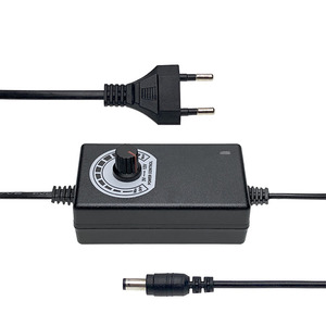 Adaptateur secteur multi-prises réglable YTYS AC/DC 3-12V 2A, connecteurs 5.5x2.5/2.1mm, garantie de 2 ans pour bande lumineuse LED - Product Image 1