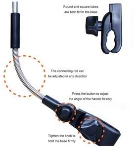 Parapluie de Protection UV réglable compact Portable pour fauteuil roulant bébé poussette Trodders avec pince contrôle manuel - Product Image 2