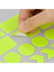 Autocollants et <span class=keywords><strong>bandes</strong></span> réfléchissants fluorescentes de sécurité pour casques de moto et de voiture, pour le commerce électronique transfrontalier, garantie 1 an - Product Image 4