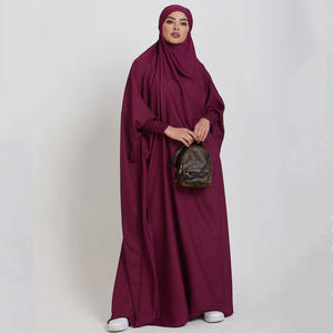 Vêtement de prière musulman en gros, abaya, jiabab, foulard de tête, abaya de prière islamique, khimar, jilbab, jupe longue, vêtements <span class=keywords><strong>pour</strong></span> femmes - Product Image 2