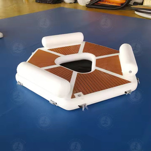 Sang trọng Inflatable nước võng nổi hồ bơi du thuyền đảo nổi Dock nền tảng nước - Product Image 5