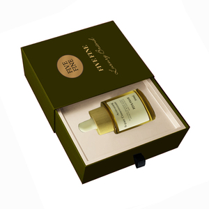 Emballage de bouteille de parfum de marque de luxe personnalisé de haute qualité fait à la main en relief et stratification brillante style coulissant boîte recyclée - Product Image 2