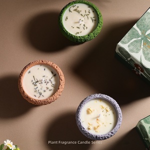 Bougie d'aromathérapie naturelle à la cire de soja, temps de combustion de 1 à 4 heures, sauge blanche de Californie, cèdre, sapin, épicéa, ambiance poétique, rétro - Product Image 4