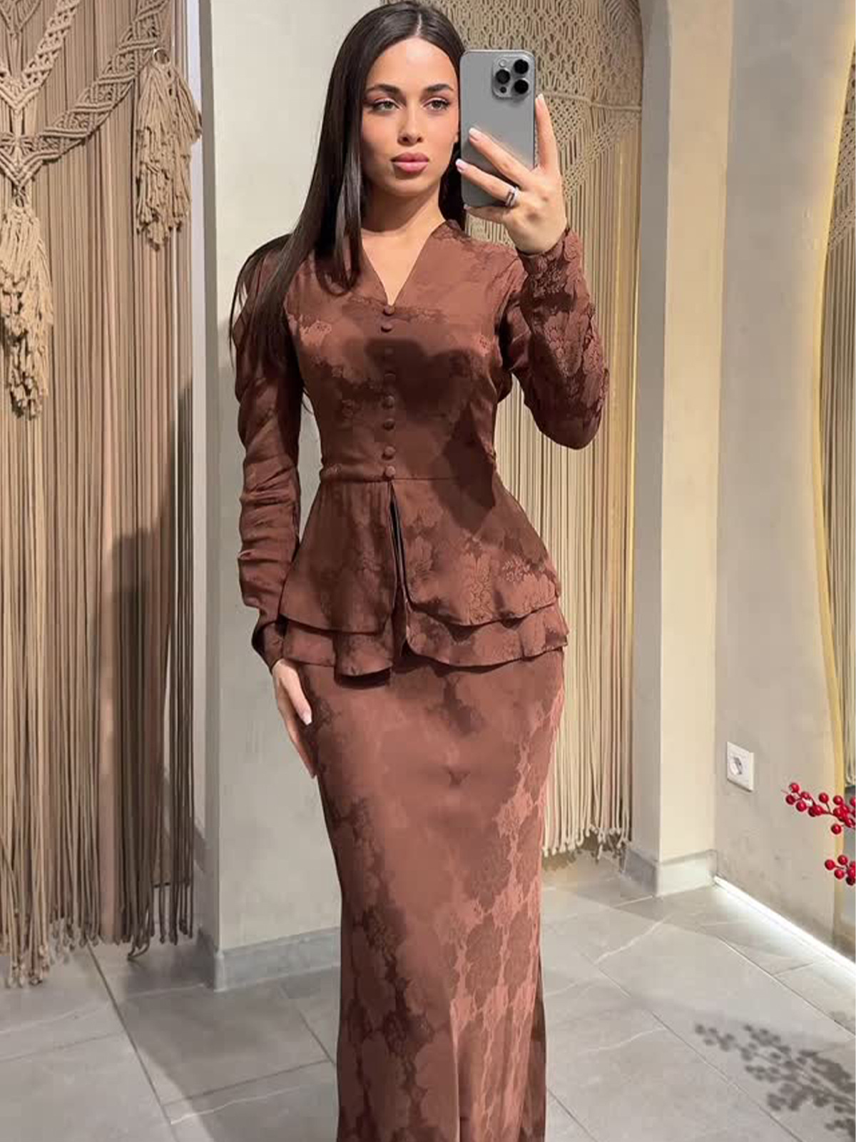 Modest Formal Gowns - Elegant Long Sleeve A-Line Dresses