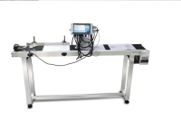Nouvelle machine de codage TIJ semi-automatique pour sacs plastiques, bois, métal, cartons, dates, codes-barres, QR et dates d'expiration, facile à utiliser