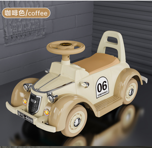 Auto Giocattolo Classica per Bambini con Simulazione di Guida, Stabile a Quattro Ruote, Regalo Fantastico per Bambini da <span class=keywords><strong>1</strong></span> a 4 Anni, Gioco per Interni ed Esterni - Product Image 4