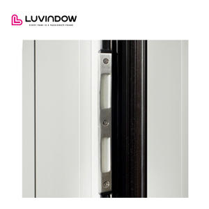 Porta d'ingresso in vetro con doppio vetro temperato a doppia porta francese in alluminio con telaio in vetro porta d'ingresso insonorizzata - Product Image 5