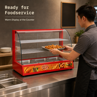 Pemanas Makanan Listrik DH3P 1.2KW Kontrol Suhu Multi-Zona untuk Prasmanan Katering