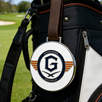 Étiquette personnalisée pour sac de golf, nom et numéro gravés, accessoires de golf, cadeau