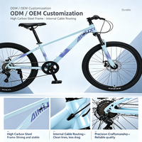 Vélo de montagne Hardtail 26 pouces, cadre en acier à haute teneur en carbone, frein à disque mécanique, unisexe, pour la conduite hors route