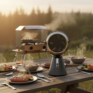 Hotte de table portable et compacte, mini, à aspiration latérale, 150W, silencieuse, pour usage domestique, idéale pour les hot pots et barbecues - Product Image 6