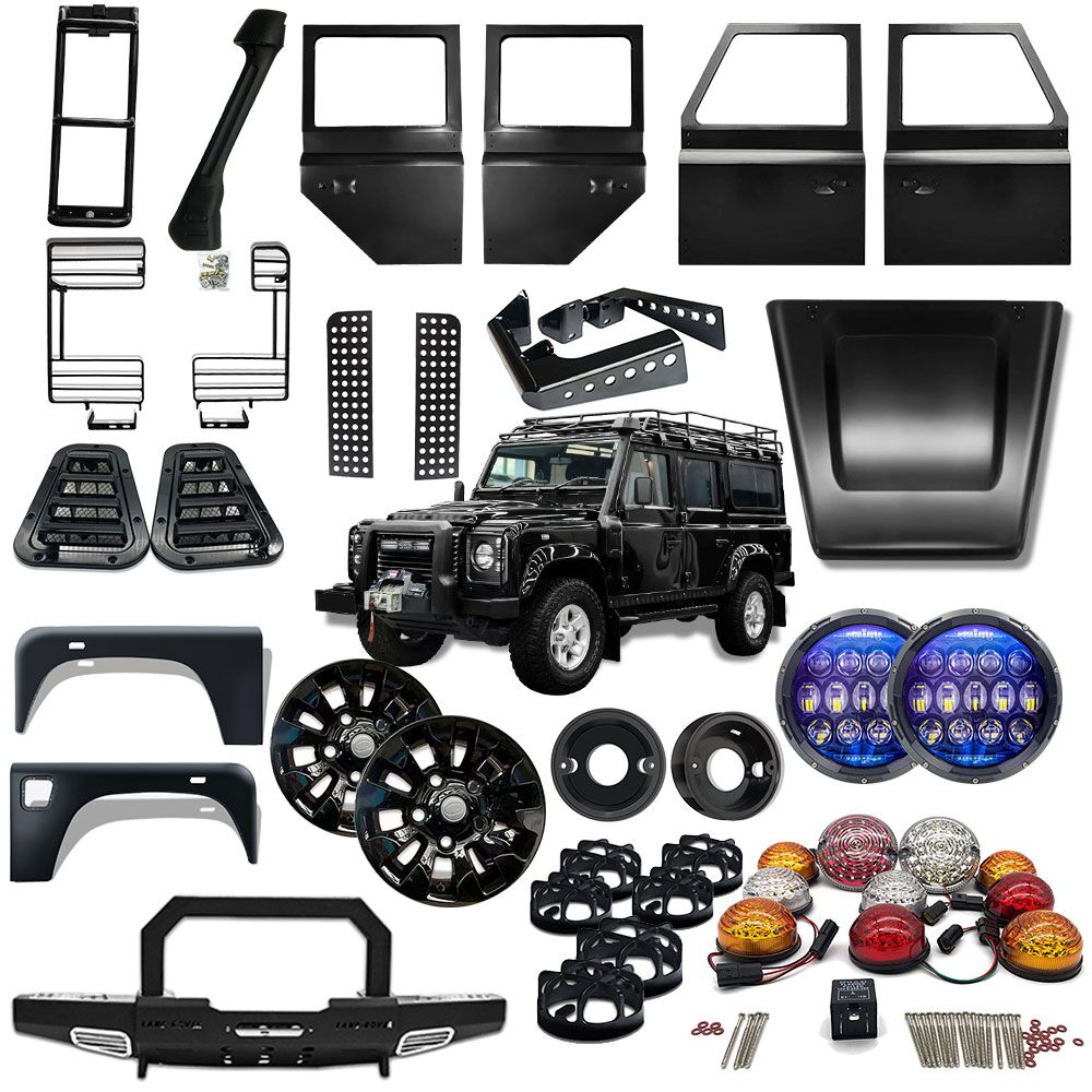 Precio de fábrica Car Auto System Steel Car Bodykit Part para Land Rover Defender 90 110 130