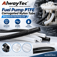 Tuyau de carburant en nylon ondulé PA11 avec connecteur rapide pour l'assemblage du module de pompe à carburant intégré au réservoir automobile
