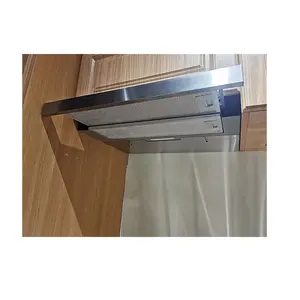 Kitchen Exhaust Hood Household Range Hood Stainless Steel Electric Aluminum 900mm OEM 65 1 X 1.5w Stainless Steel+tempered Glass