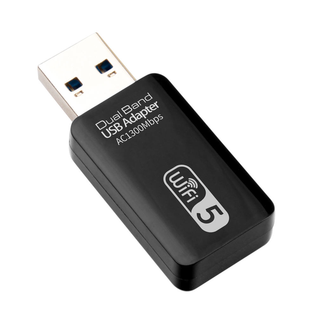 USB Wifi Adapter 5Ghz Wifi USB Adapter AC 1300Mbps Wi-fi Adapter Dual Band USB 3.0 Ethernet 2.4G 5G Wifi Antenna for PC
