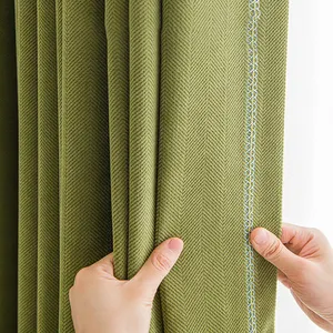 Atacado Sólidos cortinas blackout tecido alta qualidade cortinas para a casa Living