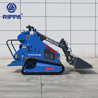 Mini-chargeuse sur pneus RIPPA RS03, machine compacte pour travaux de terrassement, agriculture, aménagement paysager