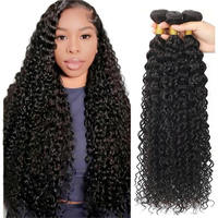 Extensions de cheveux humains vierges brésiliens en gros d'usine, double trame, double épaisseur, cuticules entièrement alignées, prêtes à être expédiées