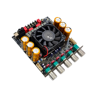 WUZERVON ZK-SUB1200Q Qualcomm QCC3034 + ES9023 Extension de caisson de basses BT Carte amplificateur numérique 600W * 2