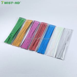 TWIST-HD 10Cm Kim Loại Pet Twist Tie Dây Duy Nhất Twist Khóa Clip Bánh Đóng Gói Trang Trí Đầy Màu Sắc Buộc Quan hệ - Product Image 4
