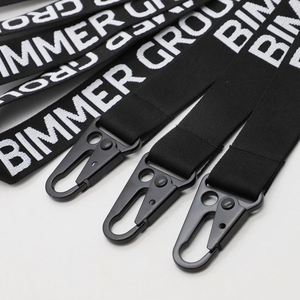 Custom Eagle Hook Car Club Promotional Gift Keychain Accessory Automotive Enthusiast Heavy Duty Jacquard <b>Lanyards</b> - Product Image 2