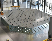 Table de soudage octogonale avec trous D28-Efficacité d'espace élevé, base en fer nitruré renforcé et anti-corrosion