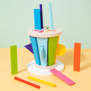 ของเล่นเสริม<span class=keywords><strong>พัฒนาการ</strong></span>เด็กเล็กแบบ <span class=keywords><strong>3</strong></span>-in-1 สำหรับการเรียงลำดับสีและจำนวน ของเล่นฝึกการรับรู้ทางประสาทสัมผัส ขายส่ง - Product Image 1