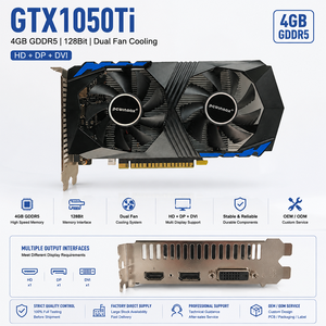 <span class=keywords><strong>Tarjeta</strong></span> Gráfica PCWINMAX Geforce <span class=keywords><strong>GTX</strong></span> <span class=keywords><strong>1050</strong></span> Ti 4GB 128Bit GDDR5, Ventiladores Dobles, HD DVI DP, Eficiencia Energética, OEM ODM para Juegos de Escritorio - Product Image 2