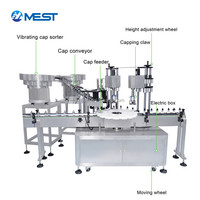 Máquina Llenadora y Tapadora de Botellas Pequeñas Totalmente Automática para Líquidos, Jugos de Frutas, Bebidas, Agua, Aceite y Vino