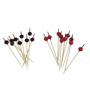 Décoration Colorée Naturelle Fleurs Perle Bambou <span class=keywords><strong>Pique</strong></span> <span class=keywords><strong>Brochette</strong></span> Bâton - Product Image 5