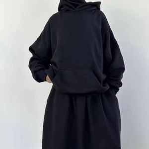 Top Trending Sweatshirt Tracksuit <b>Skirt</b> Set Oversized Autumn Winter Wear Collection Plus Size <b>Skirt</b> Set For Adult OEM Service - Product Image 6