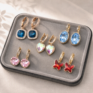 Boucles d'oreilles pendantes élégantes XUPING <span class=keywords><strong>JINGJING</strong></span>, bijoux de mode modernes, vente en gros pour boutiques, pour occasions spéciales et usage quotidien - Product Image 1
